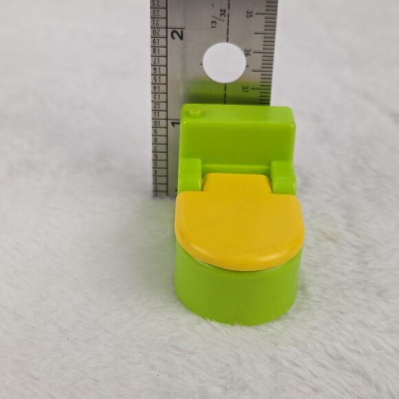 Vintage 1970s Fisher Price Little People Living Room And Bathroom Furniture Lot - Picture 13 of 16